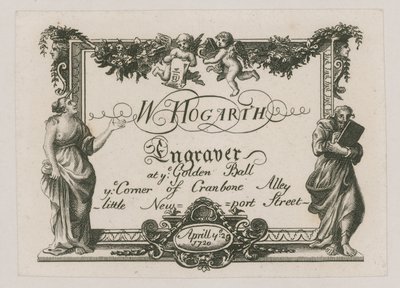 Byttekort for W Hogarth av William Hogarth