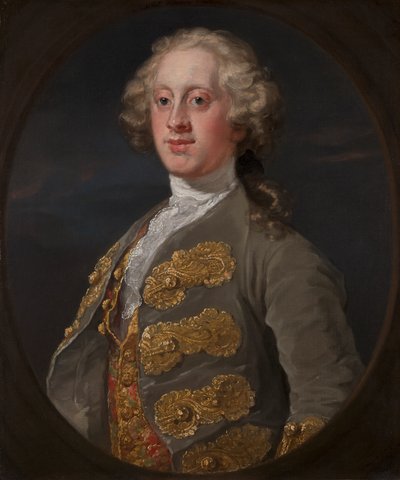 William Cavendish, Marquess of Hartington, senere fjerde hertug av Devonshire av William Hogarth