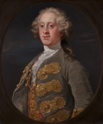 William Cavendish, Marquess of Hartington, senere fjerde hertug av Devonshire, 1741. av William Hogarth