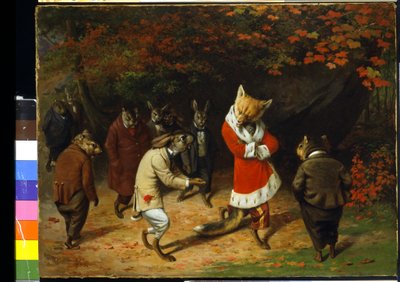 Hans Majestet mottar (olje på lerret) av William Holbrook Beard