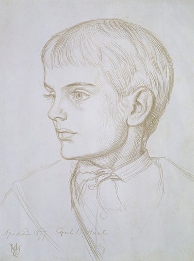Min sønn Cyril, 1877 av William Holman Hunt