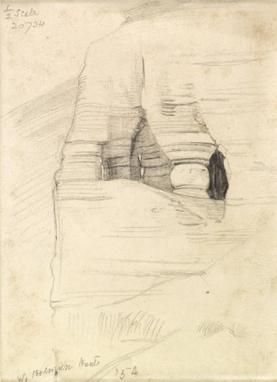 Steiner ved Wady Zuara, Dødehavet, 1854 av William Holman Hunt