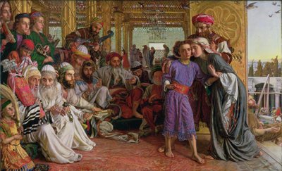 Funnet av Frelseren i templet av William Holman Hunt