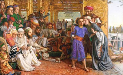 oppdagelsen av Savor i templet av William Holman Hunt