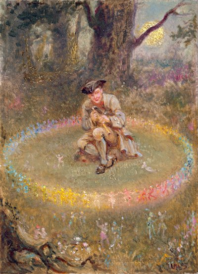 The Fairy Ring- the Enchanted Piper, ca. 1880 av William Holmes Sullivan