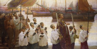Rogation Day, Cornwall, av William Holt Yates Titcomb