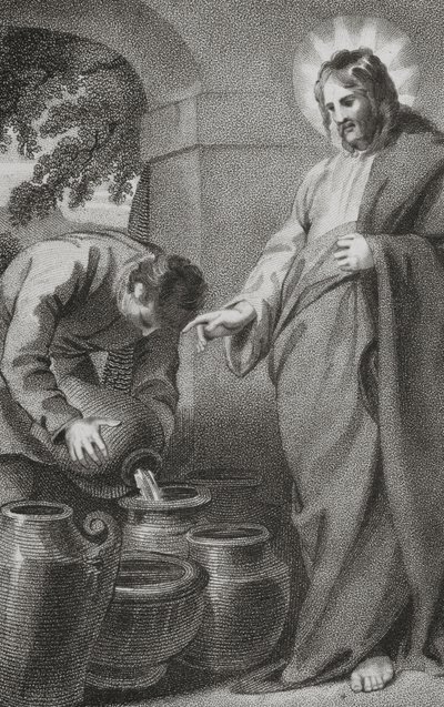 Christ Turning Water into Wine, fra 