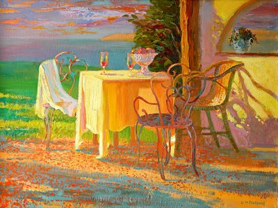 Kveldsterrasse, 2003 av William Ireland