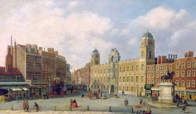 Utsikt over Northumberland House, ca. 1770 av William James