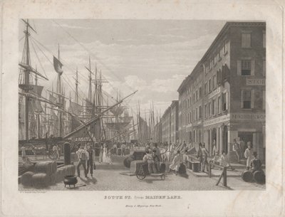 South St. fra Maiden Lane, 1834. av William James Bennett