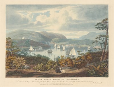 West Point, fra Phillipstown av William James Bennett