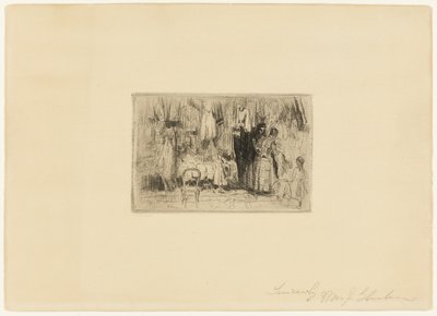 Hos Dressmakeren av William James Glackens