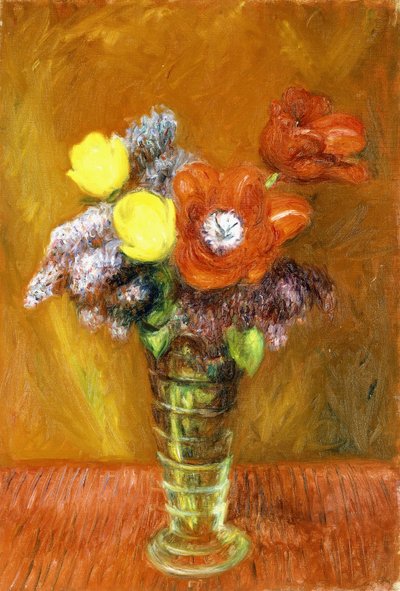 Syriner og tulipaner av William James Glackens
