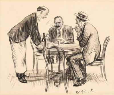 Aldri igjen, sa han dystert av William James Glackens