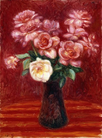 Rosa roser av William James Glackens