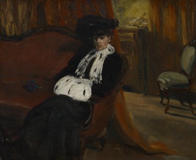 Hermelinmuffen av William James Glackens