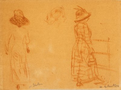 To kvinner og kvinnesjef av William James Glackens