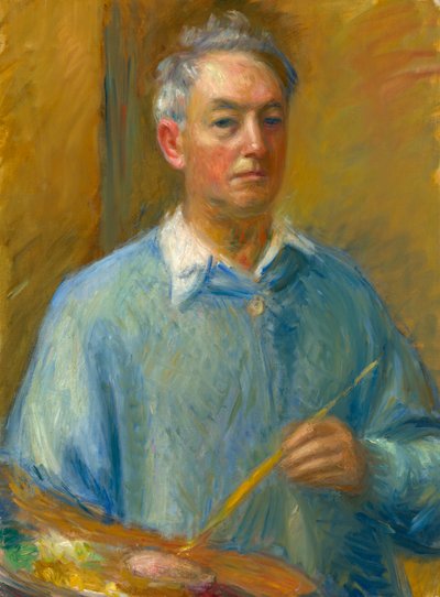 William Glackens selvportrett, ca. 1935. av William James Glackens