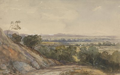Cleeve, Somerset, med Bridgewater Bay i det fjerne av William James Muller