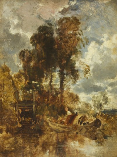Ålekurver på Themsen av William James Muller