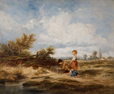 Hampstead Heath - The Bird Trap, 1845. av William James Muller