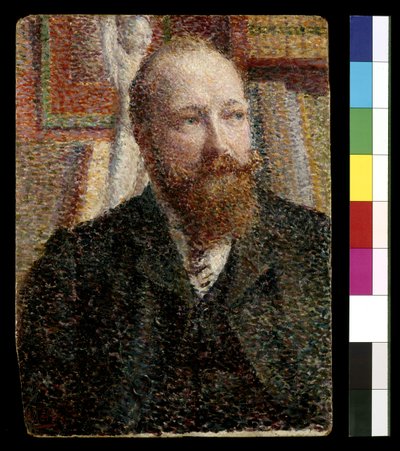 Portrett av Alfred Verhaeren (olje om bord) av William Jelley