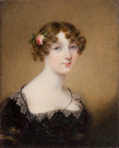 Portrett av Lady Lucy Whitmore, født Bridgeman (1792-1840), ca. 1812-40 (olje og lerret) av William John Newton