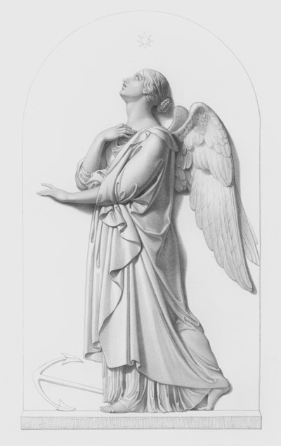 Hope, gravert av W Roffe fra basrelieffet av J Gibson, RA (gravering) av William John Roffe