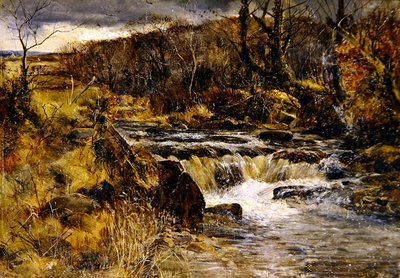 Ørretstrøm i Wales av William Joseph J.C. Bond