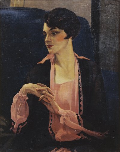 Portrett av en kvinne, halv lengde, 1905 av William Kay Blacklock