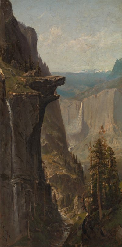 Yosemite Falls, fra Glacier Point, 1879. av William Keith