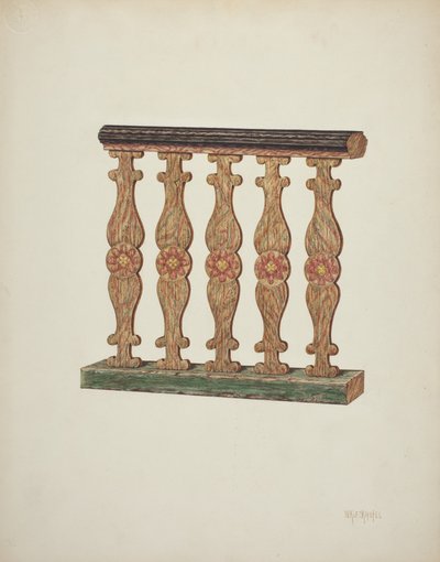 Choir Rail, 1939. av William Kieckhofel