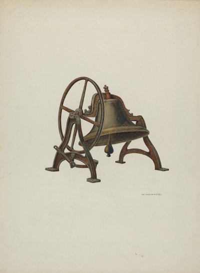 Barneskoleklokke, 1940. av William Kieckhofel