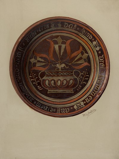 Pa tysk rett, ca. 1937. av William L Antrim
