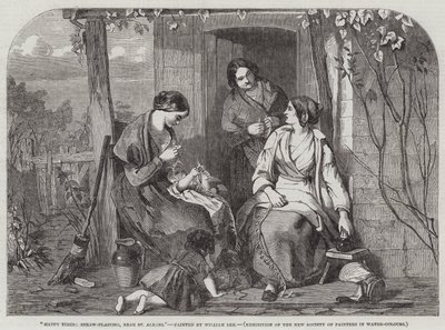 Happy Times, Straw-Flaiting, nær St Albans av William Lee