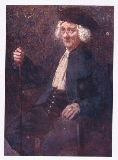 En mann han var for hele landet kjær, og som gikk rik med førti pund i året (farge litho) av William Lee Hankey