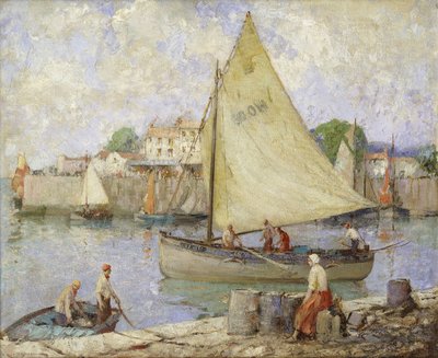 Av til fiskeplassen, Honfleur av William Lee Hankey