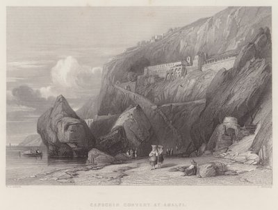 Kapusinerklosteret i Amalfi (gravering) av William Leighton Leitch