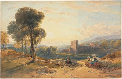 Landskap, Italia av William Leighton Leitch