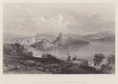 The Elysian Fields, fra Cape Miseno, Italia (gravering) av William Leighton Leitch
