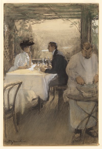 Blant arborene ved Père Lapins var det dekket bord for dem av William Leroy Jacobs