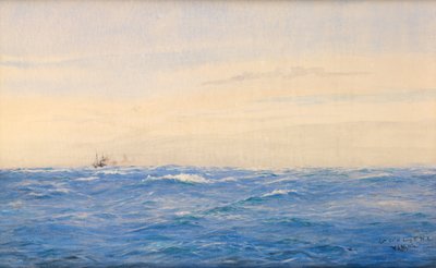 Konvoi, Nordsjøen av William Lionel Wyllie