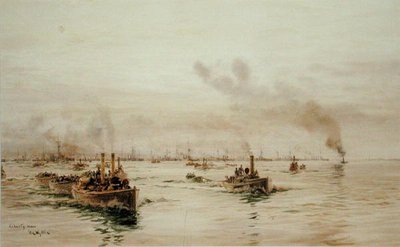 Liberty Men (akvarell på papir) av William Lionel Wyllie