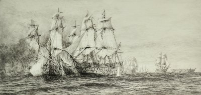 Sjølandskap av William Lionel Wyllie
