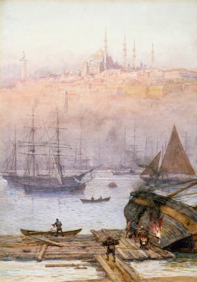 Det gylne horn, 1896 av William Lionel Wyllie