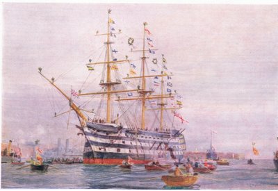 Trafalgar-jubileum av William Lionel Wyllie