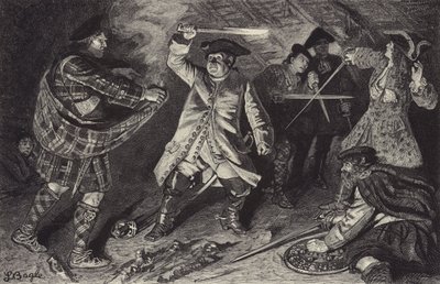 Kjemp i vertshuset ved Clachan of Aberfoil av William Lockhart Bogle