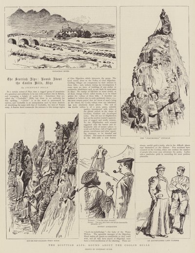 De skotske alpene, rundt Coolin Hills av William Lockhart Bogle