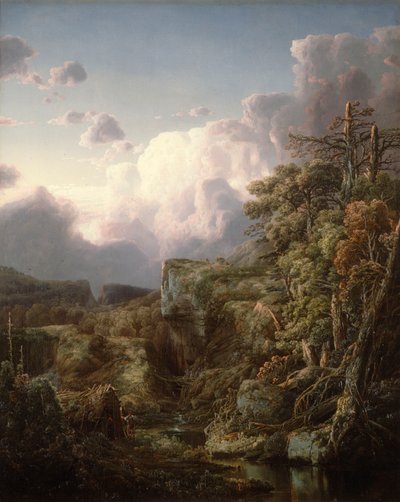Fjelllandskap, 1854. av William Louis Sonntag