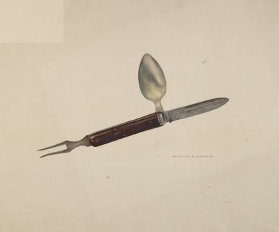 Bestikksett, ca. 1941. av William Ludwig